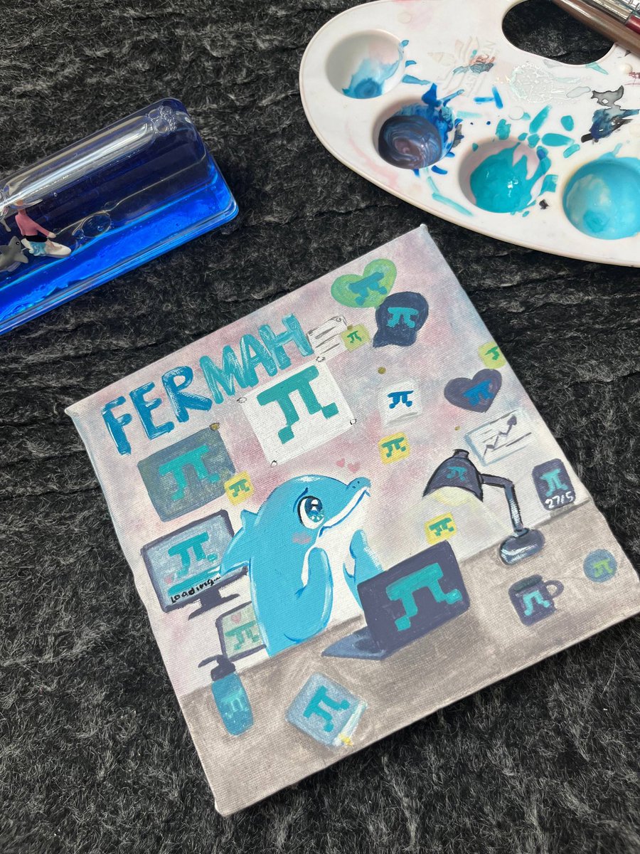 themoewithin's tweet photo. I told my Gf @salmahshh so much about @fermah_xyz  that she loves it even more than i do now!😂🥸so she drew this beautiful piece!
This is our artwork of @fermah_xyz ‘s little dolphin Pie!🐬
Gfermah!🩵🐬 https://t.co/NT9gPZiLFQ