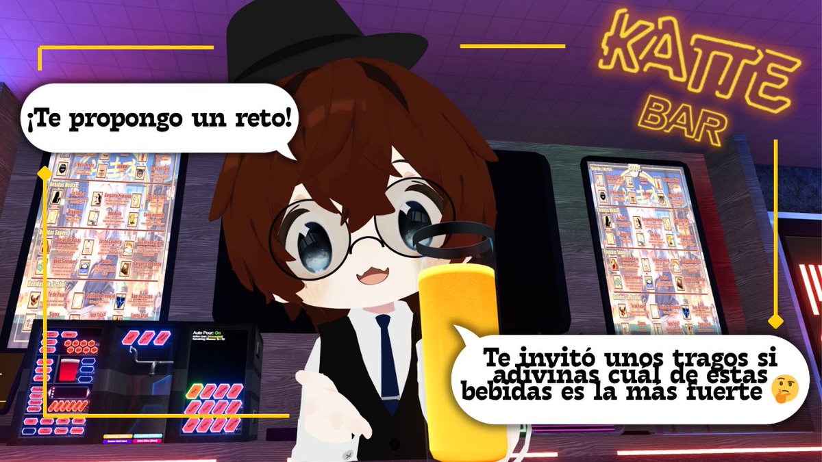 Bar_Katte's tweet photo. 🍻🔥 ¡Te propongo un reto! 🔥🍻
¿Crees poder adivinar cuál de estas bebidas es la MÁS fuerte? 🤔💥
🥛 Foto Teta
🏆 Santo Grial
😳 Orgasmo
🪑 Unos Sentones
Si aciertas… ¡te invito unos tragos gratis! 🍹✨
Pero si fallas… lero lero 😜🫵
👀👇 Los leo:
#vrchat #vrccommunity https://t.co/vRBnpG2UyQ