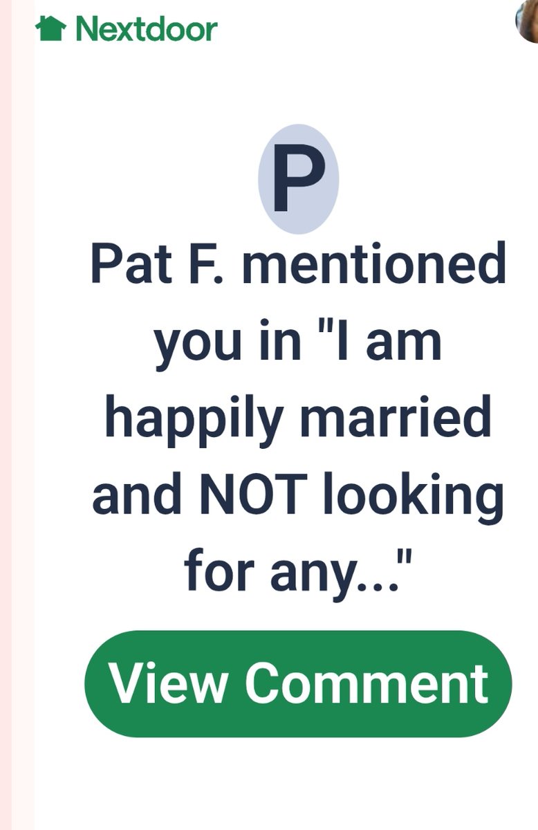 jsjbird01's tweet photo. Nextdoor being their usual unhinged selves. Sis responding like i am looking for a swinging situation after i invited her to come to our garden club meeting after she posted **asking advice about her garden and perennials** JFC 

@bestofnextdoor https://t.co/BhpOUaMMur