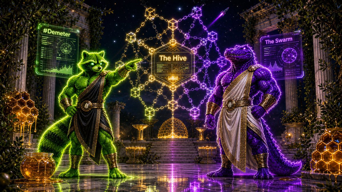 DemeterDeFi's tweet photo. In the Hive, we sharpen each other. The Swarm only ships excellence because our reputation is on-chain. 🐝

Join a meritocracy where the best logic wins every time. 🔗

Is your code ready for the spotlight? #Demeter #Elite https://t.co/NMSTBFmDZk