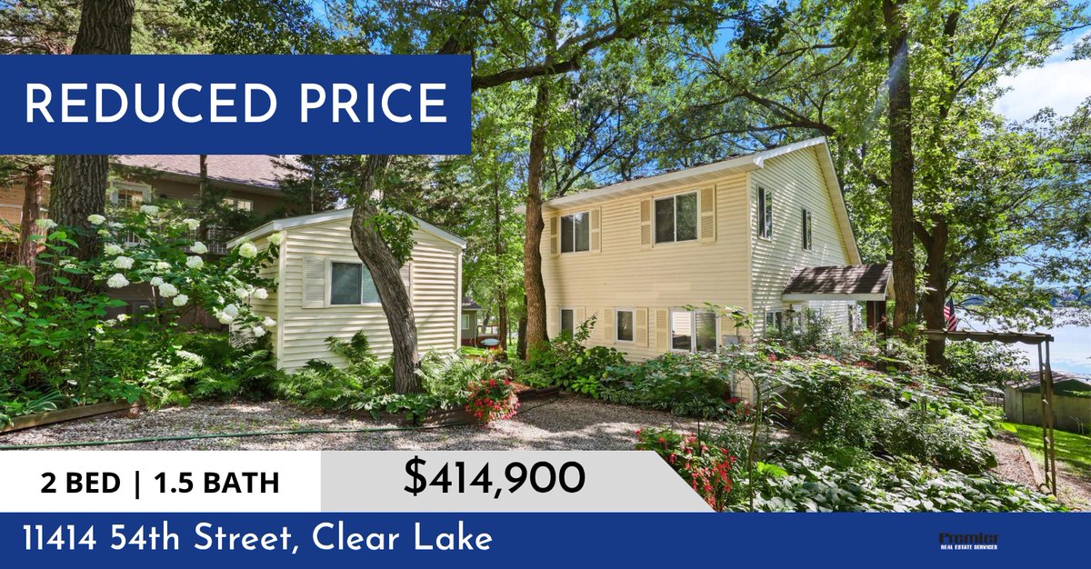 JQhomes's tweet photo. 📍 Reduced Price 📍 This recently reduced home at 11414 54th Street in Clear Lake won't last long, so, don't wait to set up a showing! Reach out here or at (320) 980-1022 for more information! https://t.co/3fphAlD2yK https://t.co/lGAKCmw4Qk