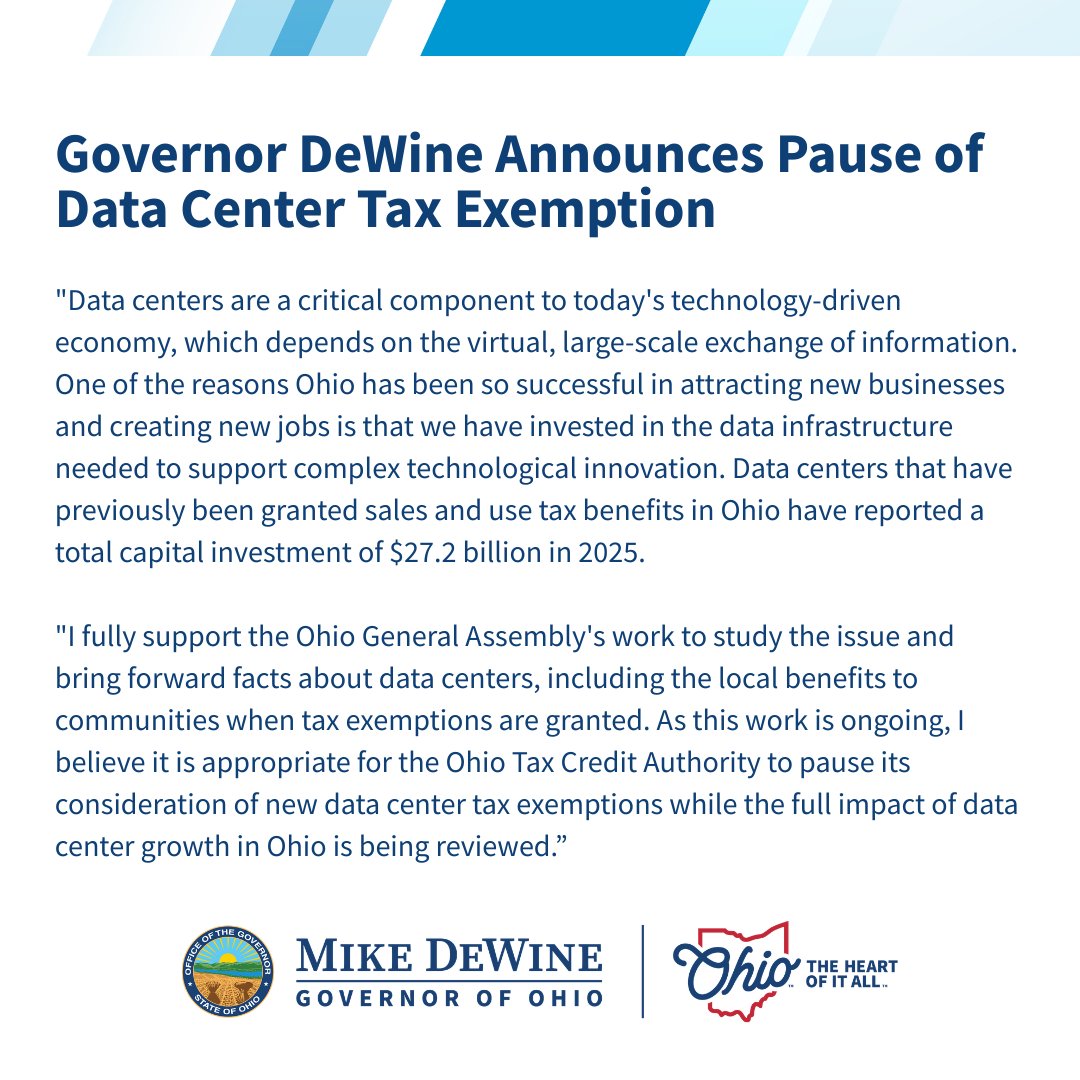 Governor Mike DeWine tweet media