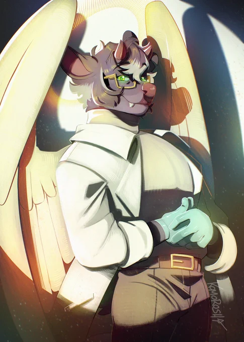 Angel Doctor (AU for my other reaper OC)