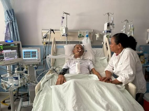 OndaLocal's tweet photo. 🔴De acuerdo a un “informe de salud” difundido por el Ministerio de Salud y el Ministerio del Interior la condición de Rivera “es delicada, con ventilación mecánica a través de traqueotomía y alimentación intravenosa; presenta falla de múltiples órganos, hígado cirrótico e infección pulmonar activa causada por bacterias resistentes”.