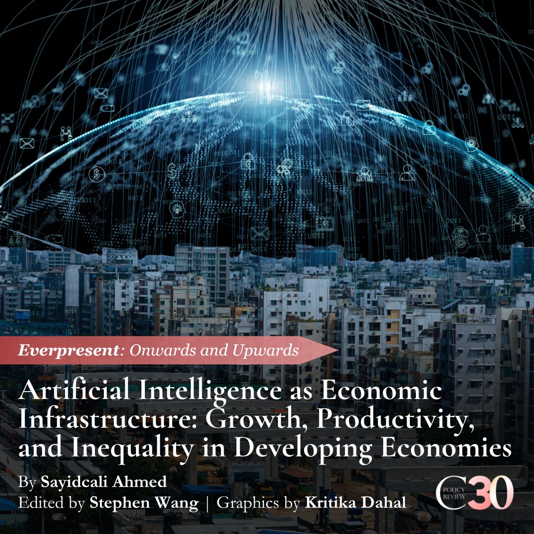 CornellPolicy's tweet photo. Sayidcali Ahmed warns that treating AI as a productivity tool rather than infrastructure leaves developing economies vulnerable to dependency and calls for foundational investment in energy and governance. 

Read More: https://t.co/m5k14p6xOH

#cornellpolicyreview https://t.co/dhAhmEseZm