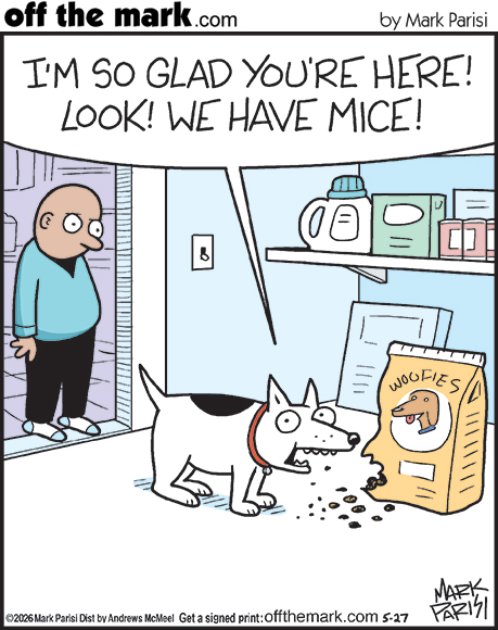 OffTheMarkComic's tweet photo. Detective dog! https://t.co/t6VBaBlgtv
