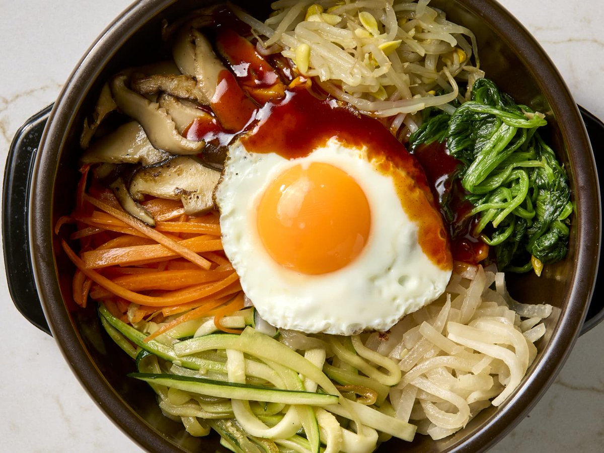 FCPS_ACE's tweet photo. Learn to make one of Korea’s most iconic dishes—Bibimbap, and how to balance textures, colors, and flavors like a true Korean cook. Learn the secrets of perfectly seasoned rice, traditional veggies, and delicious homemade Bibimbap sauce. Register now at https://t.co/oOB3iGVlGr https://t.co/aetrUGiF61