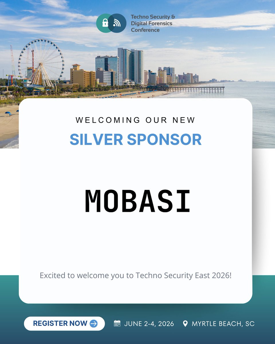 technosecurity's tweet photo. Welcome Mobasi as a Silver Exhibitor this year🎉
Whether in digital forensics, fraud, insider threat, or incident response, Mobasi helps ensure nothing critical is missed while keeping every conclusion fully traceable.

https://t.co/TJHfkdQlez

#TechnoSecurity #TechnoEast2026 https://t.co/XFO2LT3j7G
