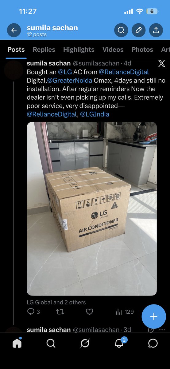 sumilasachan's tweet photo. I’ve been a victim of fraud by Reliance Digital. I sent them multiple emails, but they gave no resolution. Now, I’m taking my complaint to the consumer forum. I’m very frustrated, disappointed, and feel cheated by @RelianceDigital https://t.co/TUYQmtc9V8