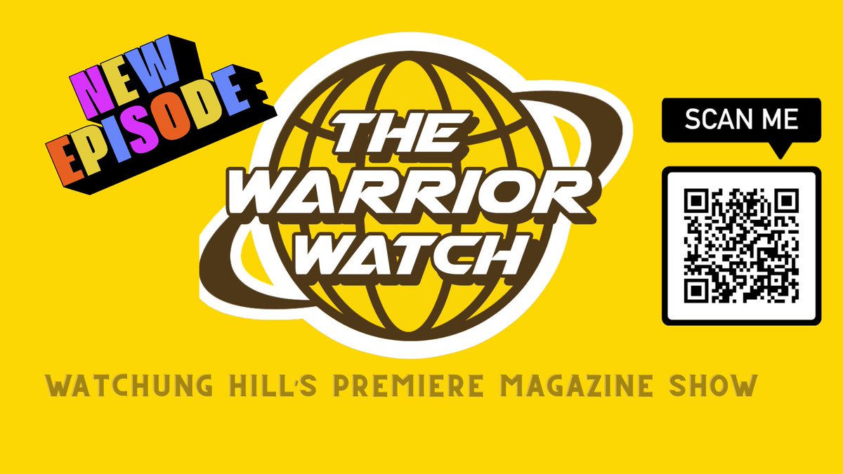 WH_StudentLife's tweet photo. A brand new episode of The Warrior Watch is officially live! Scan the code to tune into Watchung Hill’s premiere magazine show. Don't miss out! 🎥 https://t.co/aiJWMgvXLd