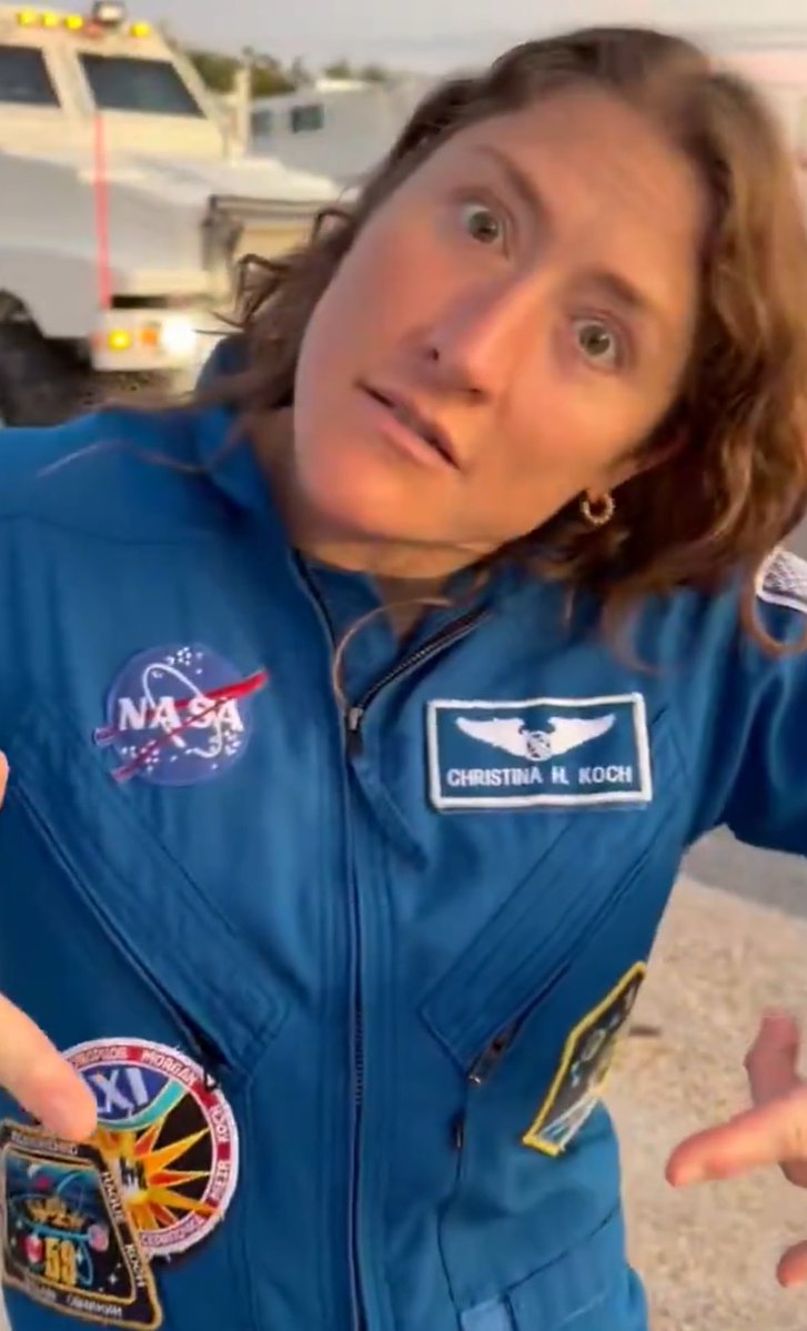 MadTweeter11's tweet photo. @elonmusk It's all fake like this Astronaut you casted to play the role the female Astronaut. https://t.co/CU75yqZTqb