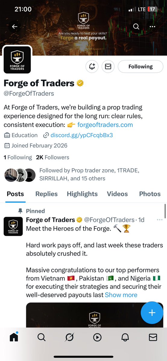 Trade5Smart's tweet photo. @Marwan_fx01 @ForgeOfTraders Done https://t.co/DOzAuYqr30