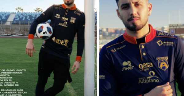 elmorrocotudo's tweet photo. Video | ¿Qué te parece? Así es la nueva camiseta de San Marcos de Arica por el 7 de Junio https://t.co/2fHoreEYHe https://t.co/jzN9rAbtTu