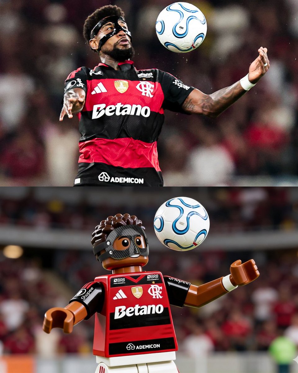 Flamengo's tweet photo. Chegou ele: o carrossel da vitória rubro-negra… 𝐧𝐚 𝐯𝐞𝐫𝐬𝐚̃𝐨 𝐥𝐞𝐠𝐨! 🧱🤩

#CarrosselDaPartida https://t.co/zKEeJORH8P