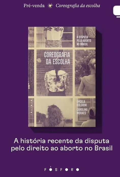tdbem's tweet photo. A Carolina Moraes e a Angela Boldrini, criadoras do podcast "O caso das  10 mil", lançaram o livro que expande sua pesquisa e debate sobre  direito ao aborto no Brasil. Está em pré-venda.  Tive a oportunidade de ler "A coreografia da escolha", está excelente.  Recomendo muito. https://t.co/oMNUuZ7JXN