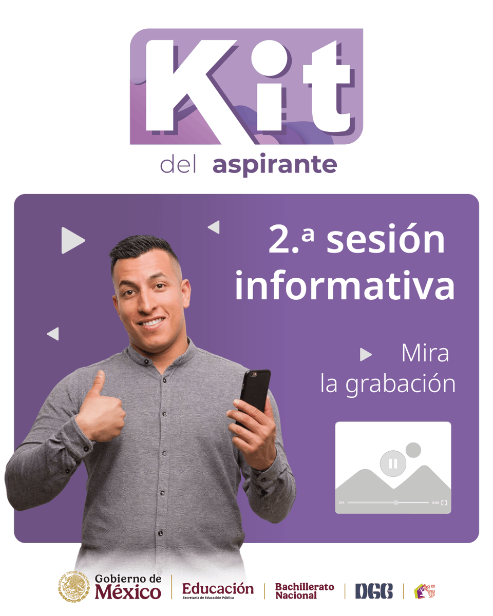 PrepaLineaSEP's tweet photo. Si te perdiste la sesión informativa, mira la grabación en nuestro canal de YouTube. 💻✨👇

https://t.co/atsHmz4Bev

#KitDelAspirante https://t.co/k11RYyEV8s