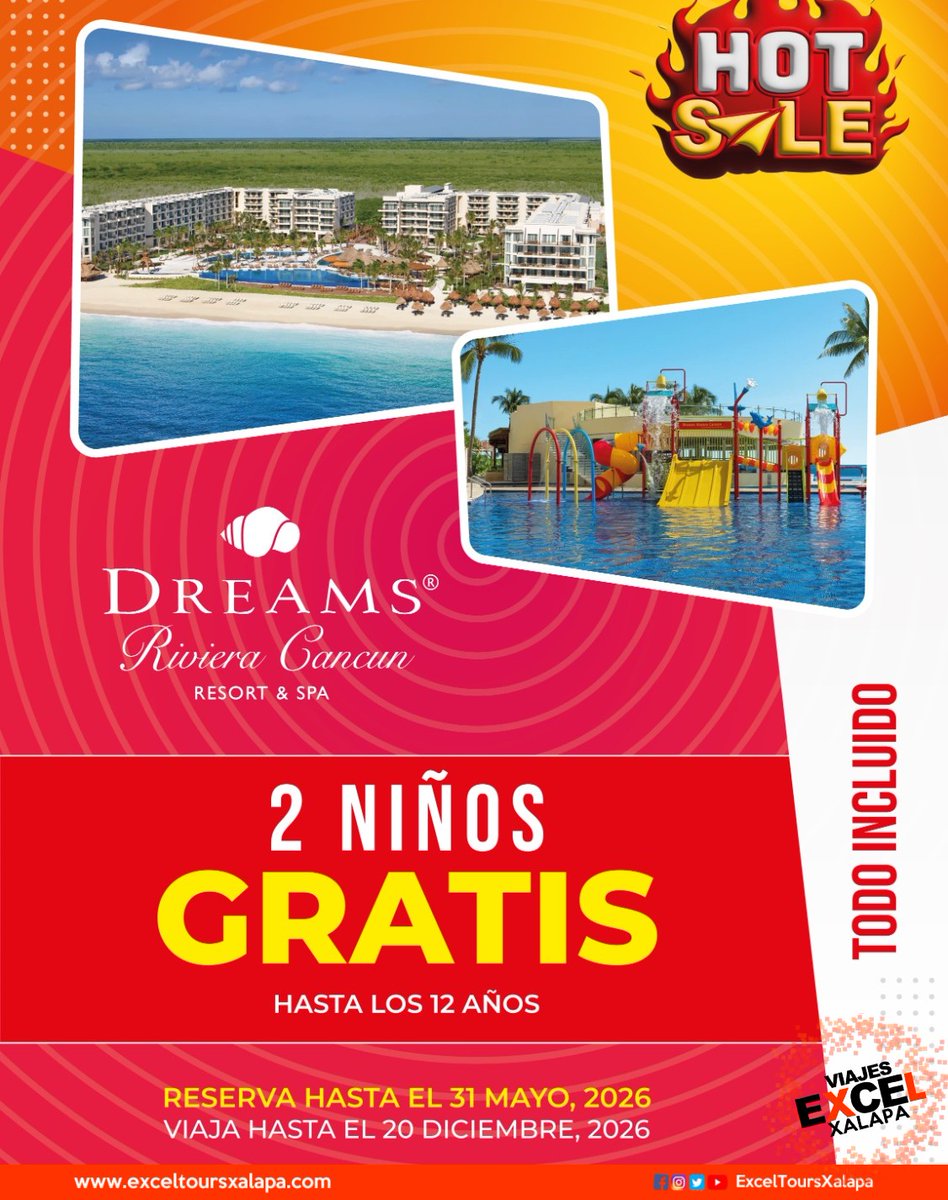 ExcelToursXal's tweet photo. ¿Maletas listas? 🧳 
Las mejores tarifas del año están aquí. 
¡Reserva hoy con descuentos de locura solo por el HOT SALE! 📢🌅⚡
➡️ https://t.co/YFDO6LxTTP

#Hotsale #Viajes #Xalapa #Veracruz #Coatepec #Xltours https://t.co/1ik575v1A5