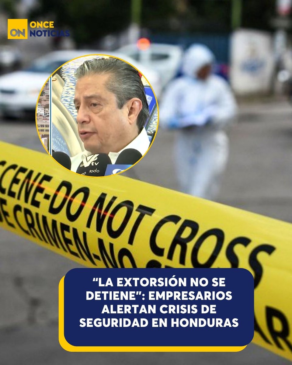 canal11hn's tweet photo. 🟡 |⚠️El empresario cuestionó las declaraciones del ministro de seguridad y urgió medidas ante la violencia 

Todos los detalles aquí👉 https://t.co/GUIVZggoLn

#Crimenes #Honduras #CCIT #CrimenMujeres https://t.co/UqrFkmmxWt