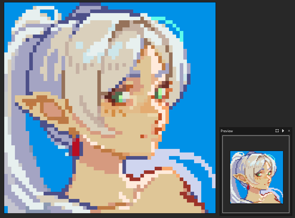 aozorapxl's tweet photo. frieren quick portrait

#pixelart #ドット #frieren https://t.co/eZJCQD00mR