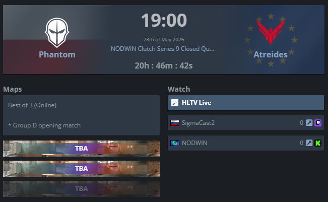chill_esport's tweet photo. Tomorrow vs Phantom at 19 https://t.co/7CM4Y8SnFD