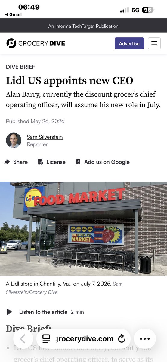 oddegutt's tweet photo. Ny toppledelse hos Lidl i USA. Sikkert en bra mann! https://t.co/NFaOR9r5v4