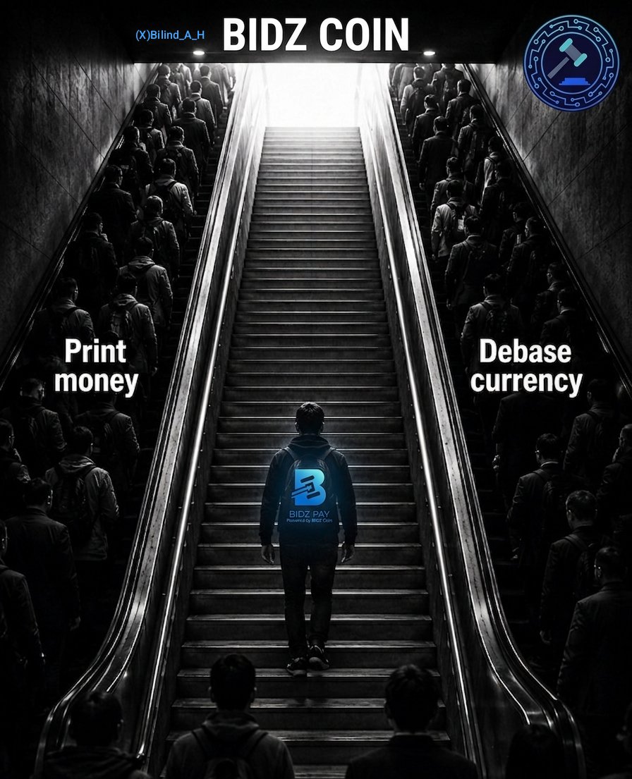 a_bilind's tweet photo. @BidzCoin
While the masses head downward following outdated systems that print money and debase currency, there is only one true path leading toward the top and financial freedom. The future belongs to those who choose the right direction. 🚀
#BIDZ_COIN #BIDZ_PAY #Crypto #Web3 https://t.co/nODwuf23nT