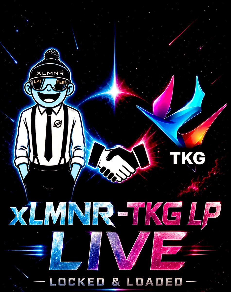 X_LMNR's tweet photo. ⚡ xLMNR 🤝 TKG ⚡

Liquidity locked. 💦 
 Pressure loaded. Built for the long haul.
No unlocks. No games.
 Just permanent liquidity &amp; 
full send energy. 🚀

@TokenGlade @X_LMNR  #STELLAR 
#XLM $xLMNR $TKG https://t.co/OJLKO7EvGi
