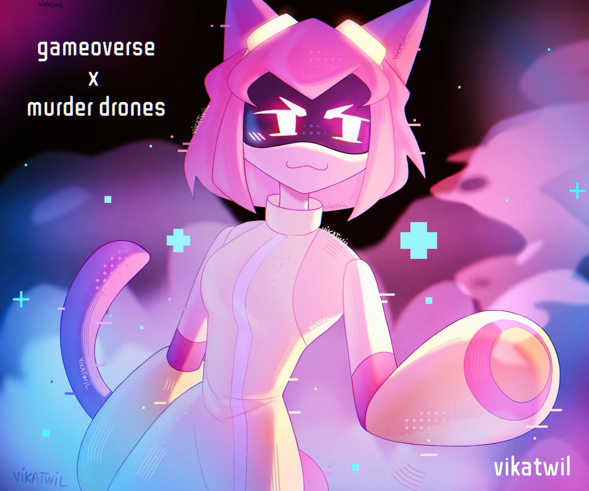 vikatwil's tweet photo. Kit in murder drones?? 😼 #gameoverse #murderdrones https://t.co/s7PiaaLqhw