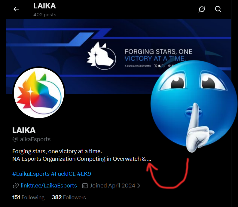 LaikaEsports's tweet photo. those who know... 🤫 https://t.co/G6KjvNXmIu