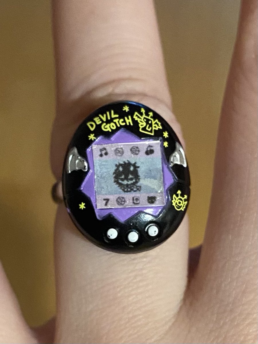 okkitan's tweet photo. i forgot i wanted to post this but i got this ring from a gacha.. so obviously i made it rinne https://t.co/EIoHeRSuuO