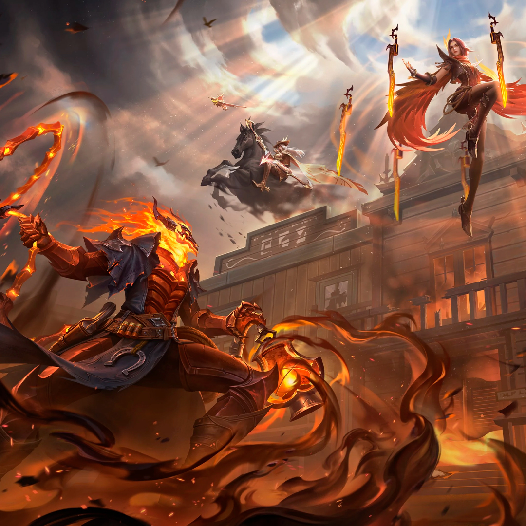 LeagueOfLeaks's tweet photo. Locke is the new Mid-lane AP Assassin champion coming on June 24 ‼️

His release skin will be High Noon, and Akshan will also be getting a skin from this theme. https://t.co/fLdkGGwAnk