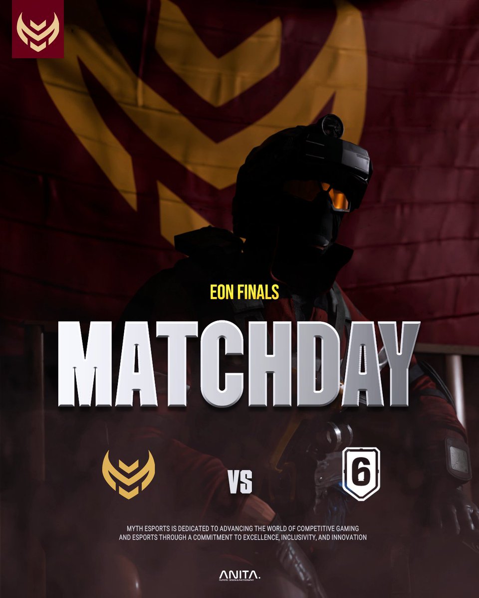Myth_NL's tweet photo. Matchday in the @EON_Finals_R6.

Tonight we face #SBREsports.

Focused, prepared, and ready to bring the same intensity as always.

Time to prove ourselves once again.

@R6Choco @aurezidc @Koalawga @harvzera @SatsuiR6 @Jwoeuk https://t.co/qLp0EShydj