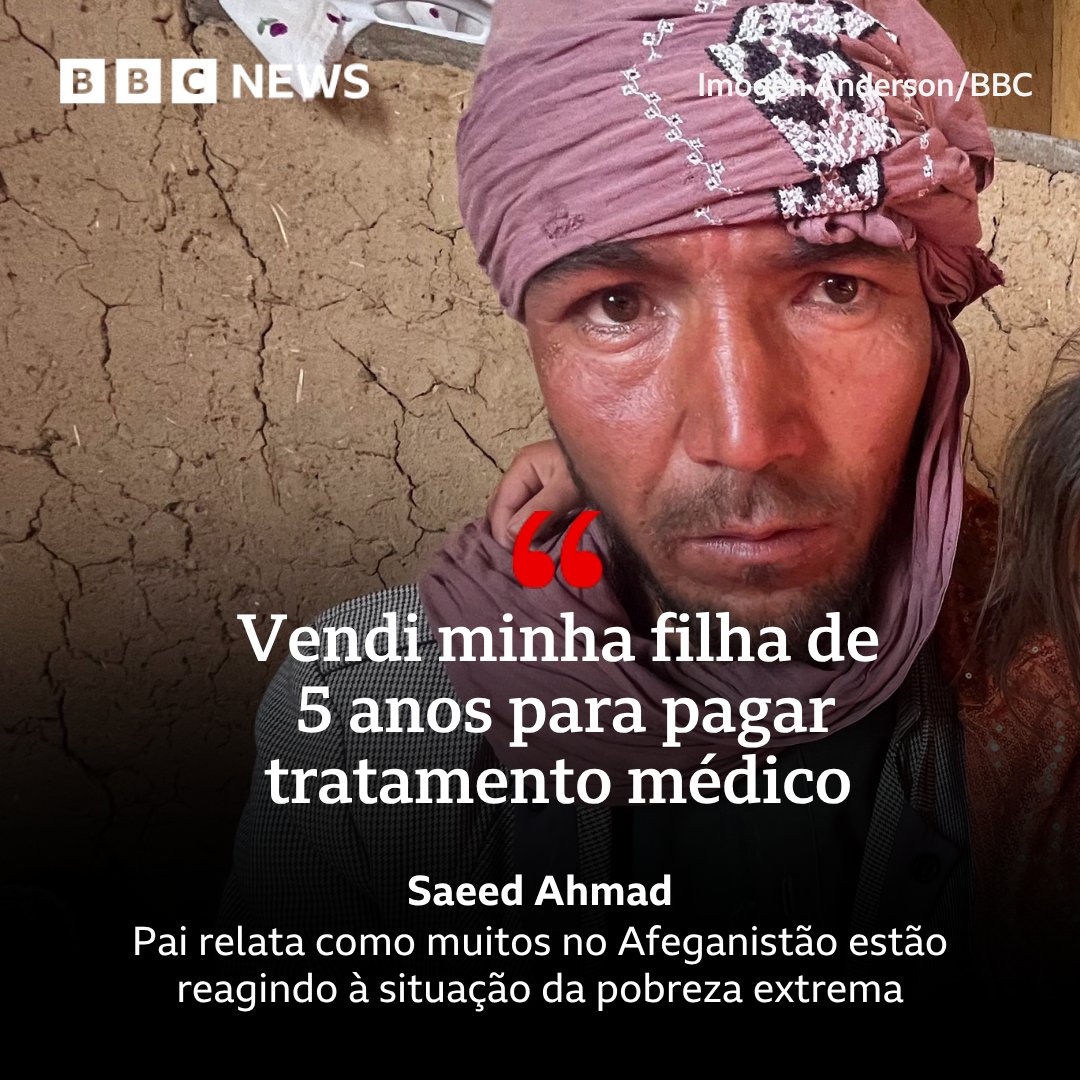 bbcbrasil's tweet photo. Em meio à fome extrema no Afeganistão, famílias relatam decisões desesperadoras para sobreviver. Segundo a ONU, três em cada quatro afegãos não conseguem atender às necessidades básicas.

https://t.co/1jGafGM9ME https://t.co/bYpMBhG8KJ