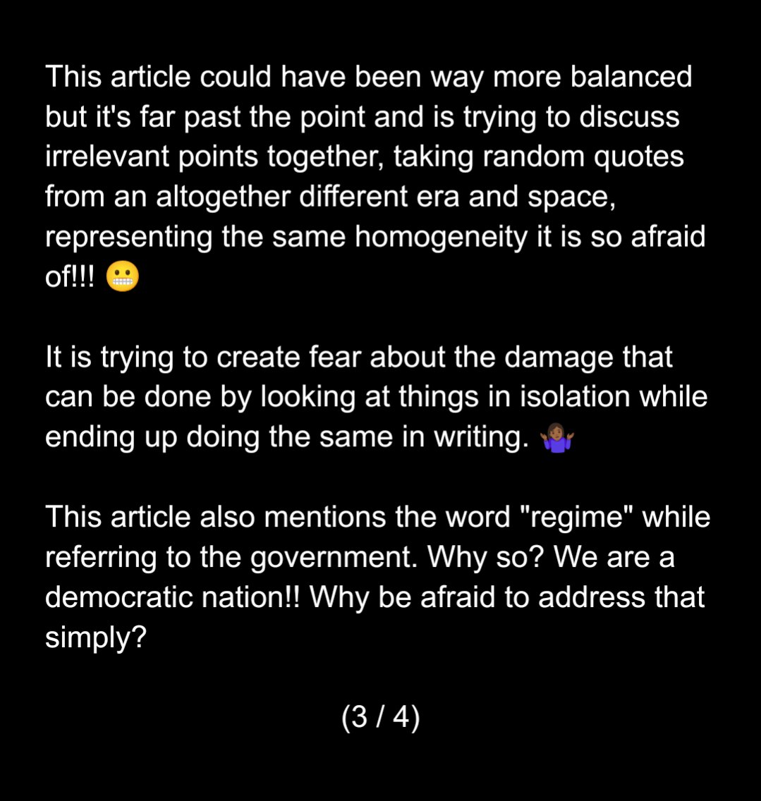 anu_radha__'s tweet photo. Need few answers/suggestions. For questions/my POV, feel free to read the (very long) thread (in the attachment) 🫣🫰🏾

-Since when Hinduism has become monolithic? Isn't it the other way around? Can anyone clarify?

More views in the pictures attached!!
@thewire_in
@ Shishu Ranjan https://t.co/ypGhtLunAB