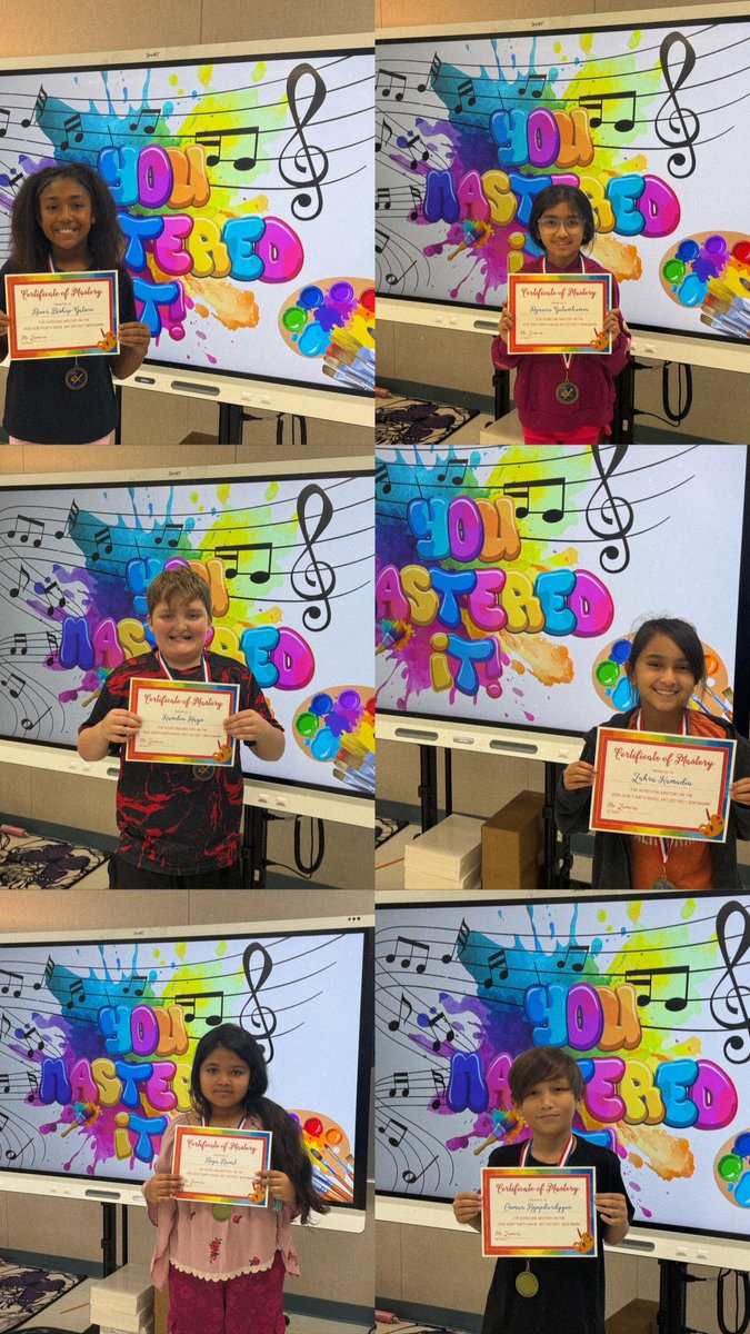 ArtwithmsZ's tweet photo. Today we celebrated our students who mastered their Art District Benchmark with a ceremony and cake! 🎨🏆🍰 So proud of all their hard work — and a special shoutout to one student who earned a PERFECT score! 🌟 @FdmBolden @BBE_Bullfrogs https://t.co/hhx6m7QUhm