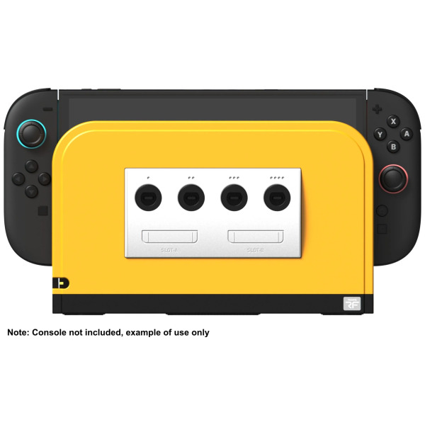 Nintendeal's tweet photo. Battle Dock GameCube Controller Adapter for Switch 2 is available from PNP Games: https://t.co/kSKYTKWHAT #ad $44 USD

Because people always freak out: it is NOT a third party dock for your Switch 2. It uses the USB ports to add GameCube controller ports to the OEM dock https://t.co/PX467thxyg