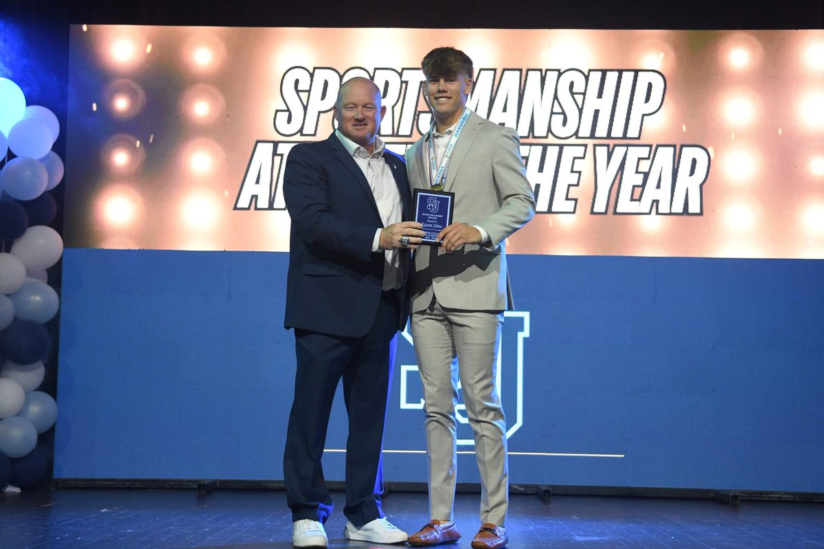 CoachSgromolo's tweet photo. Congratulations to our 2025-2026 Sportsmanship Athlete of the Year: Kaeson Johns https://t.co/0MQe2UlkSM