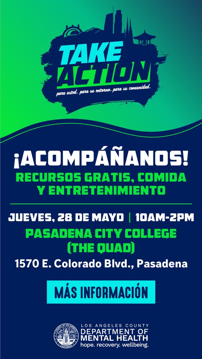 cali939's tweet photo. Conéctate con nosotros https://t.co/Iby2vGMJ43 
@LACDMH https://t.co/19mBfgLR1f