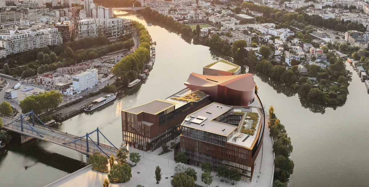 dailypop__'s tweet photo. Le cinéma Pathé Île Seguin situé sur la Pointe des Arts à Boulogne-Billancourt ouvrira cet été :

• 8 salles dont une IMAX Laser et 3 équipées de son Dolby Atmos
• 881 fauteuils
• Les 7 salles (hors IMAX) seront équipées de fauteuils semi-recliners (comme au Pathé BNP) https://t.co/UAwcdGXFNN