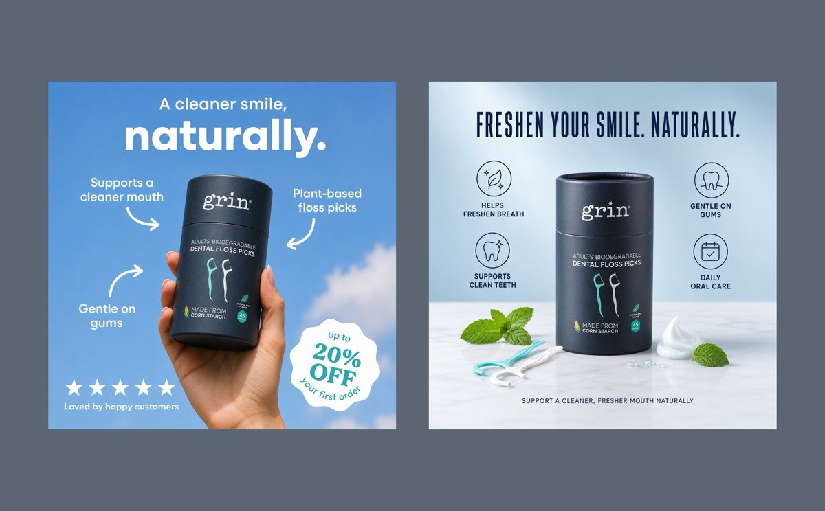SammyLandix4o's tweet photo. Static ads should make the product feel clear, premium, and easy to buy into.

Built this concept with clean visuals, trust-driven messaging, and benefits designed for fast attention.

#StaticAds #DTCBrand #AdDesign #BrandMarketing #PerformanceCreative https://t.co/KzVAo5SB9t