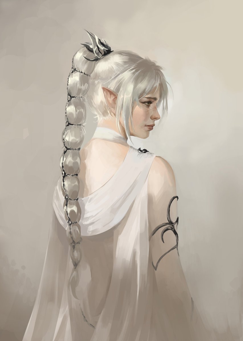 Chibeusa1's tweet photo. Shadowheart for @franfran_meanie 
#Shadowheart #baldursgate3 https://t.co/0nnHWxBmfX