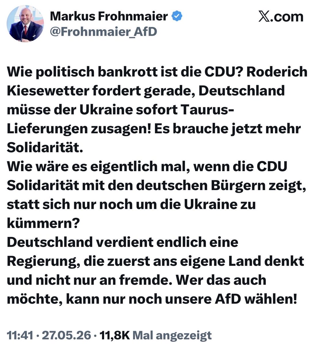 vic_010100's tweet photo. Keine andere Partei in ganz Europa macht sich so sehr zum Kreml-Komplizen wie die AfD. Markus Frohnmaier und Steffen Kotré stehen als einzige europäische Abgeordnete mit ihrer Reise zum Petersburger Wirtschaftsforum (SPIEF) völlig allein da. Diese deutschen Pseudo-Patrioten beweisen damit erneut ihre gefährliche Sonderrolle als Moskaus loyale Diener innerhalb von Europa und Deutschland.

Das Forum war nicht öffentlich und die Teilnahme für die meisten Gäste kostenpflichtig:
Bis zum 18. Mai betrug der Preis 1.454.000 RUB (ca. 17.000 €). Ab dem 19. Mai erhöhte sich die Teilnahmegebühr auf 1.632.000 RUB (ca. 19.000 €).
Ein kostenloser Zugang zum Petersburger Forum war möglich, jedoch nicht für jeden. Der freie Eintritt „erfolgte nach einer Vorauswahl“.

In diesem Fall ist die Auswahl ganz einfach: Uneingeschränkte Loyalität und „Solidarität“ mit dem Kreml ist die einzige Voraussetzung für den kostenlosen Zugang und die Privilegien, die auf diesem Forum geboten werden.