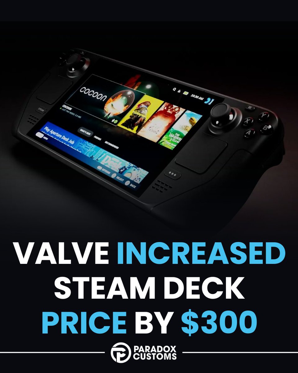 Steam Deck OLED prices just got hit hard. Valve reportedly raised