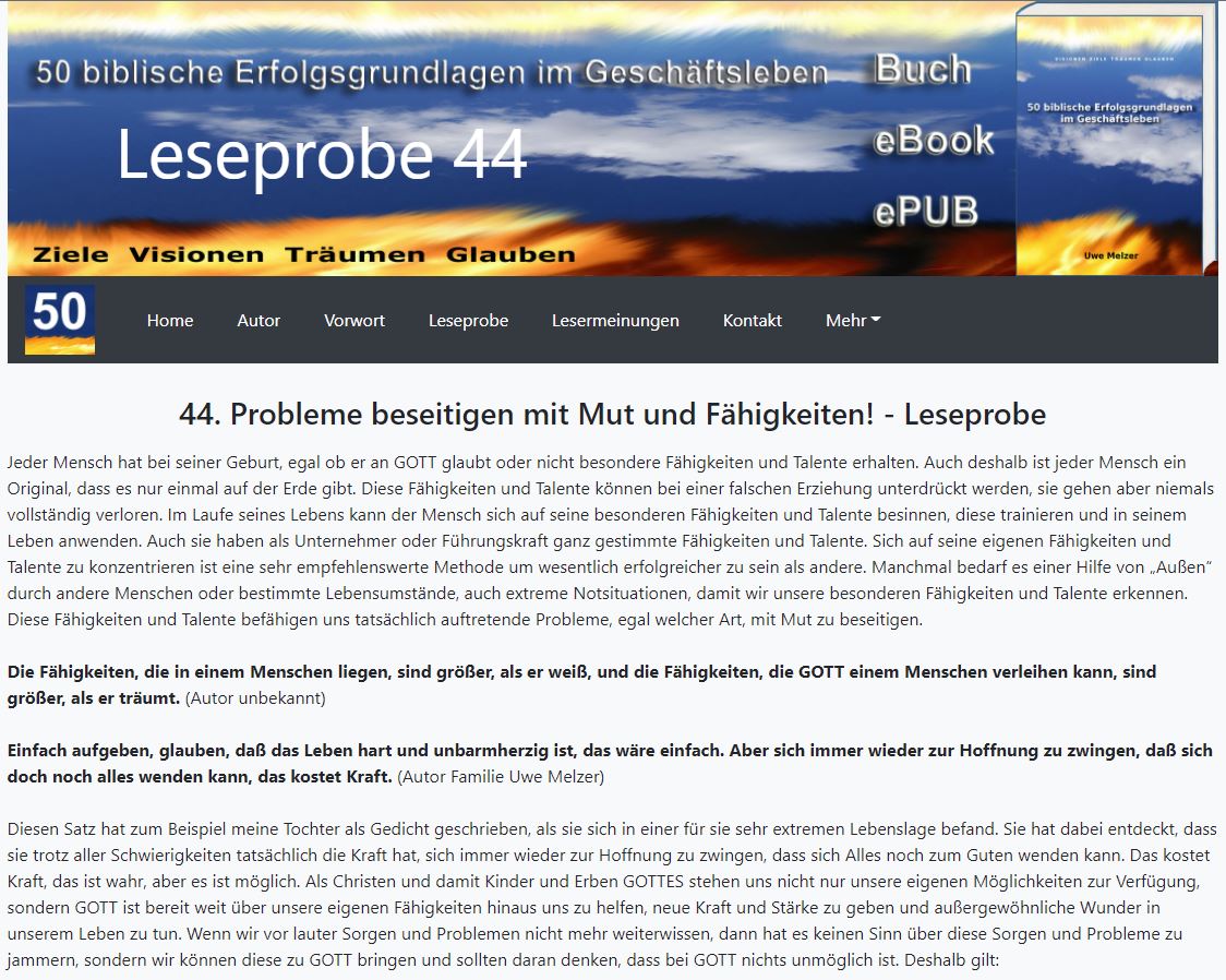 RfD_BRD's tweet photo. #Leseprobe #Buch #eBook 50 #Erfolgsgrundlagen Kapitel 44. #Probleme beseitigen mit #Mut und #Fähigkeiten: https://t.co/VVbgA9ToEn https://t.co/rHJr2scB3V