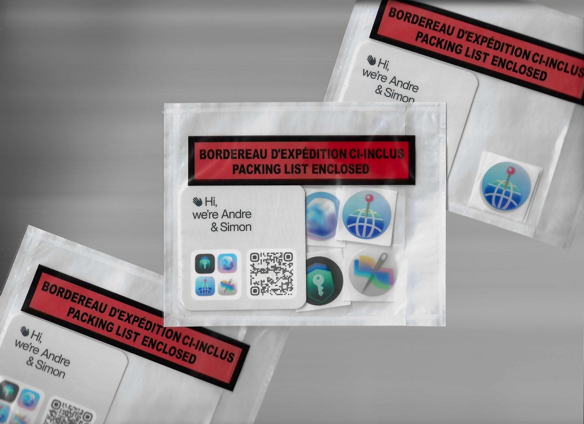 simongardinier's tweet photo. Getting ready to represent our work in Cupertino. Come say hi if you see us during WWDC26! 👋
 
We’ll have stickers, exclusive TestFlight invites, and a few little WWDC extras to share.  

(Yes, the QR code is redacted) https://t.co/sdFM7zZjA8
