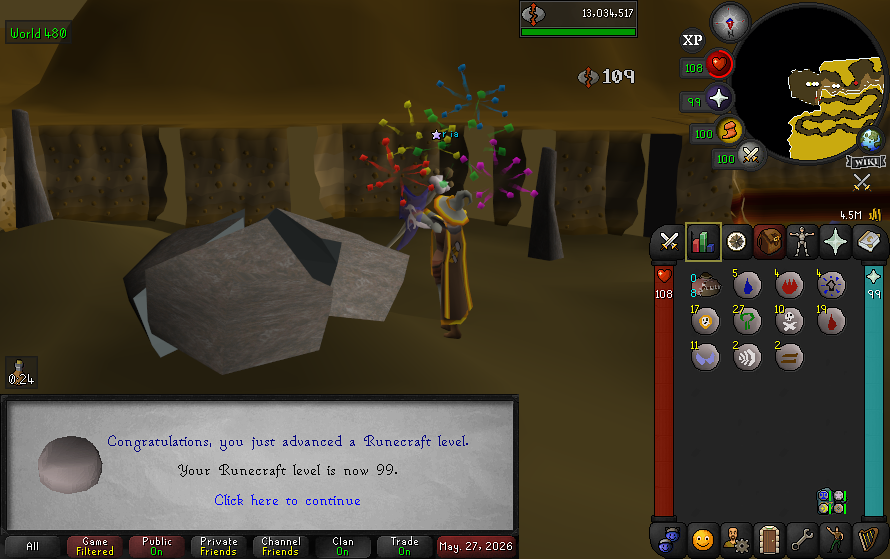 RiaOSRS's tweet photo. 99 runecrafting ✨ https://t.co/2xwUSn77dy