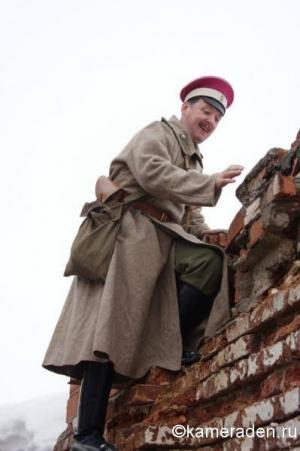 Robson1872's tweet photo. @deltaIV9250 During historical reenactments of the Russian Civil War, he often appeared wearing the uniform of the Drozdovsky Regiment. https://t.co/L0f4BdIH9o