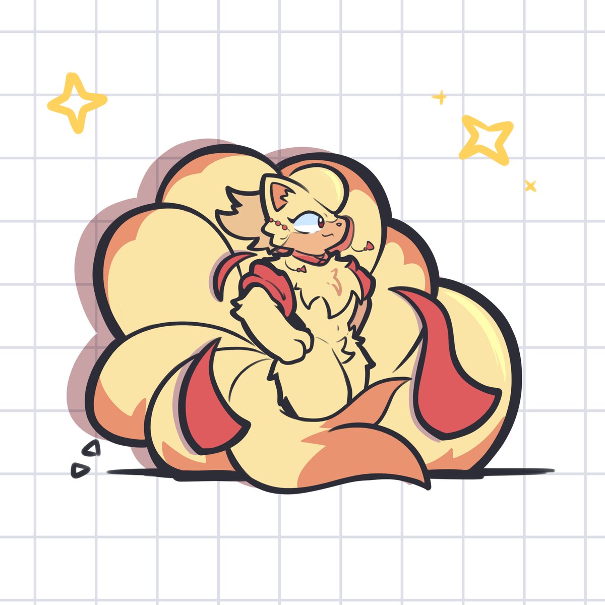 DegXD24's tweet photo. Gorgeous Ninetales!! 💖✨
 - Slot for @Local_Dog_Awoos! https://t.co/v3kuNXGMT4