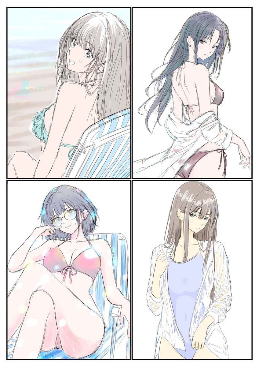 ラフ画の詰め合わせ

#遅咲き絵師の輪 #絵描きさんフォロバ100 
