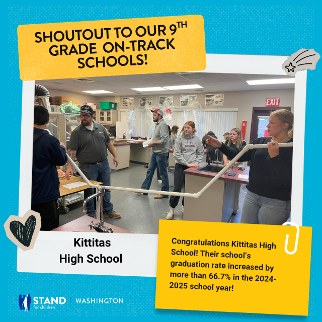 WashingtonStand's tweet photo. Congratulations Kittitas High School for increasing their graduation rate by more than 66.7% in the 2024-2025 school year! 👏 https://t.co/fX2hdp3mWW